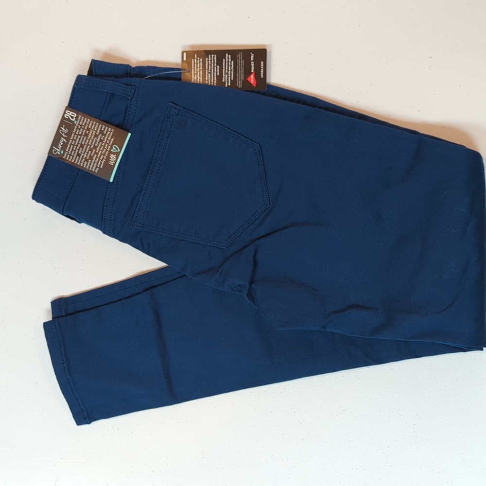 LuLaRoe Skinny Fit Blue Pants size 26